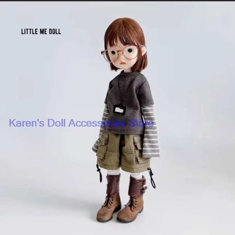 

2pcs 2026 new design Fake two pieces T-shirt+shorts for landoudou/Blythe(Fit for Lulu,ymy24,Ob22,24,26,zone, Jenny)