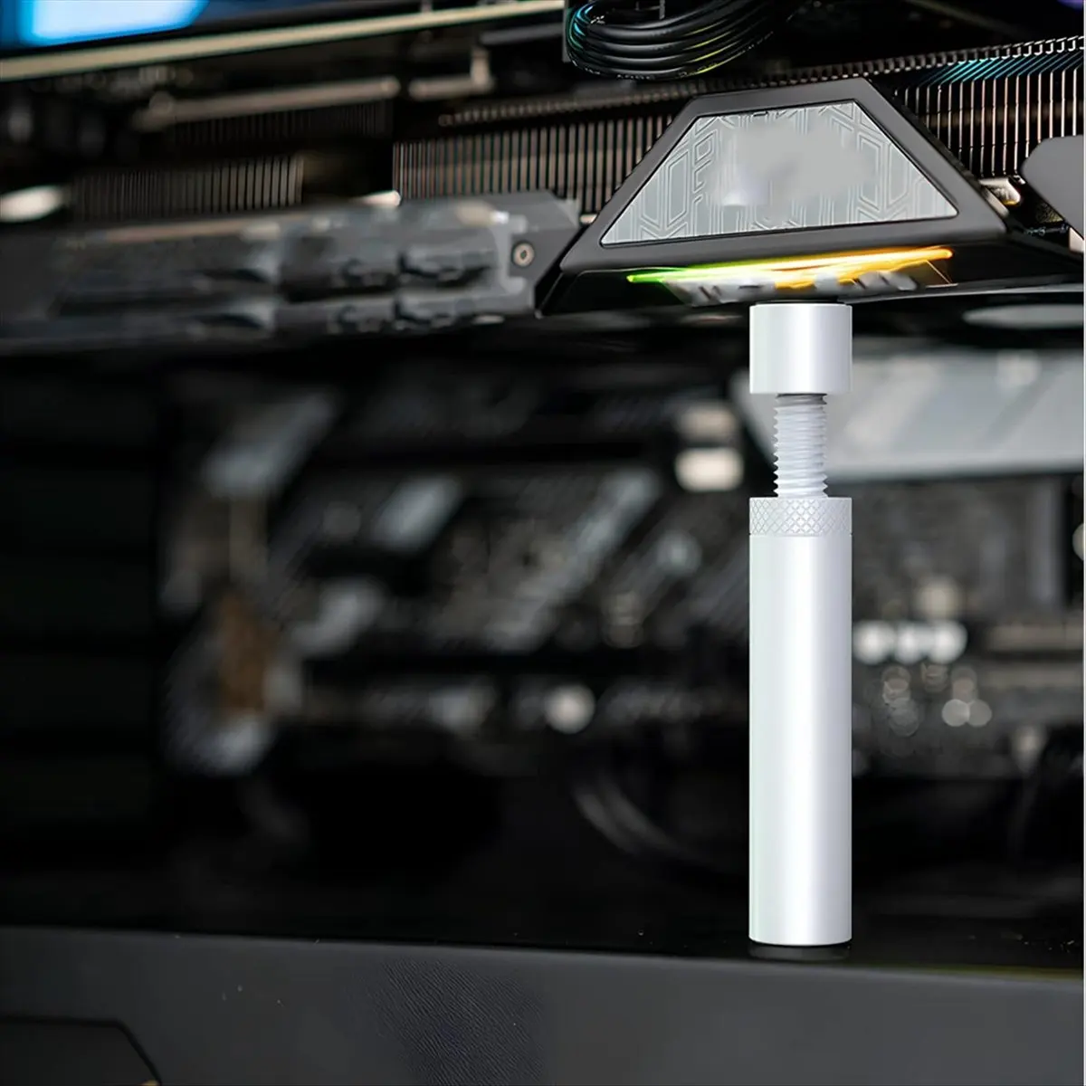 ABGN Graphics Card GPU Support Bracket Adjustable Height GPU Sag Bracket with Magnet & Non-Slip Sheet GPU Brace