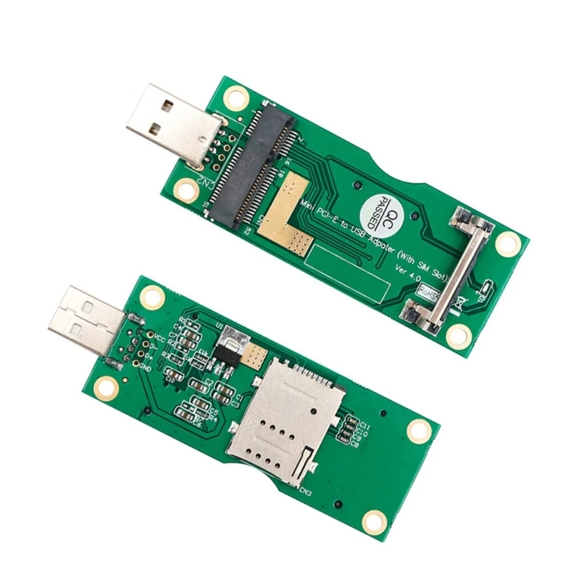 Mini PCIE na USB 2.0 Adapter Boczne gniazdo karty do bezprzewodowego komputera PC
