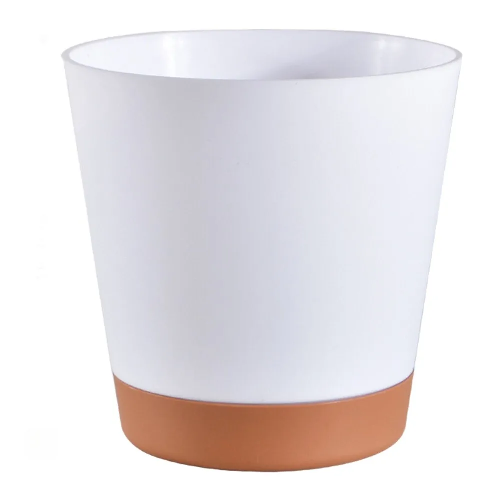 Self Watering Pots for Houseplants with See-Through Reservoir and Absorbent Rope for Low Maintenance For Indoor Growth