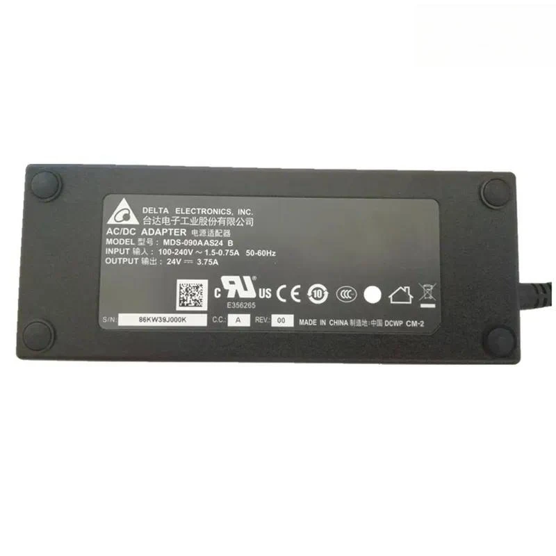 MDS-090AAS24 BA Delta Power Supply 24V 3.75A 4 Pin Plug Original New Industrial Automation Control Panel DIN Rail Mount