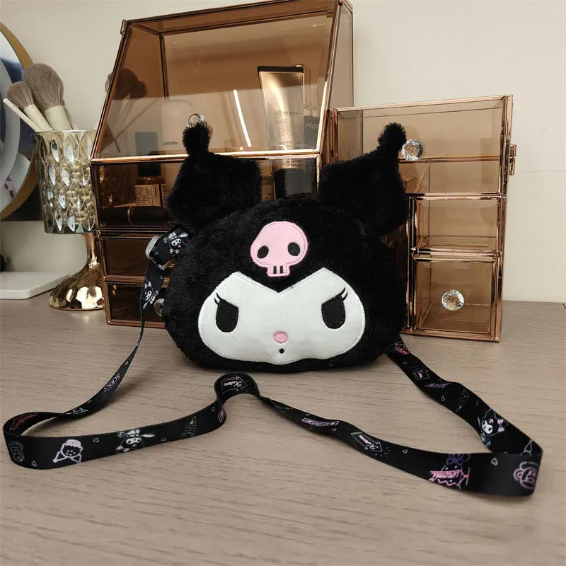 Kulomi Tas Meisjes Portemonnee Crossbody Tas Gezwollen Tas Kinder Poppenwinkel Kleine Verandering Sanrio Tas