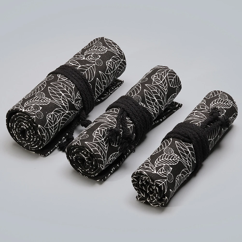 

Pen Wrap Case Rollable Stationery Pencil Stationary Organizer Bag Professional Marker Carrying Coloring Holder Storage