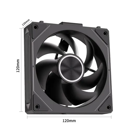 Imagen 2 del producto LDPCSJ DL-2 ventilador de chasis de computadora 120mm 5V enfriador ARGB de 3 pines 12V/4PIN PWM 800-2000 RPM ventilador de refrigeración de bloque de construcción silencioso 3 en 1