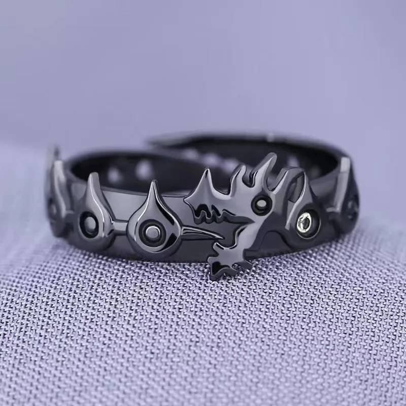 Anime Meliodas Dragon RingThe Seven Deadly Sins  Nanatsu No Taizai Cosplay Unisex Adjustable for Men Jewelry Accessories