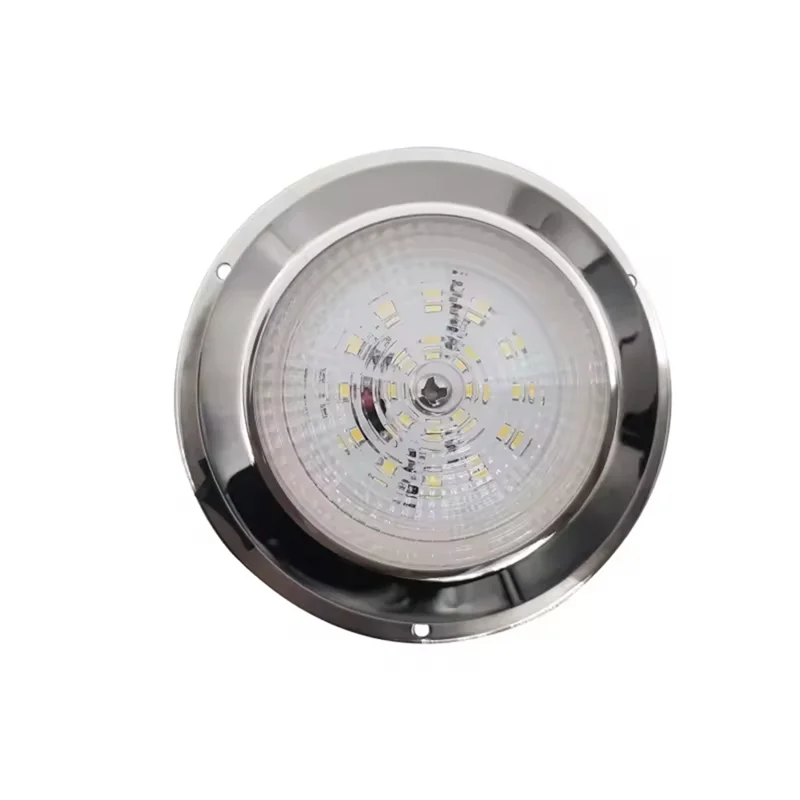 

A11M-Ceiling Light Button 3-Inch LED Stainless Steel Cabin Circular Yacht Marine Accessories