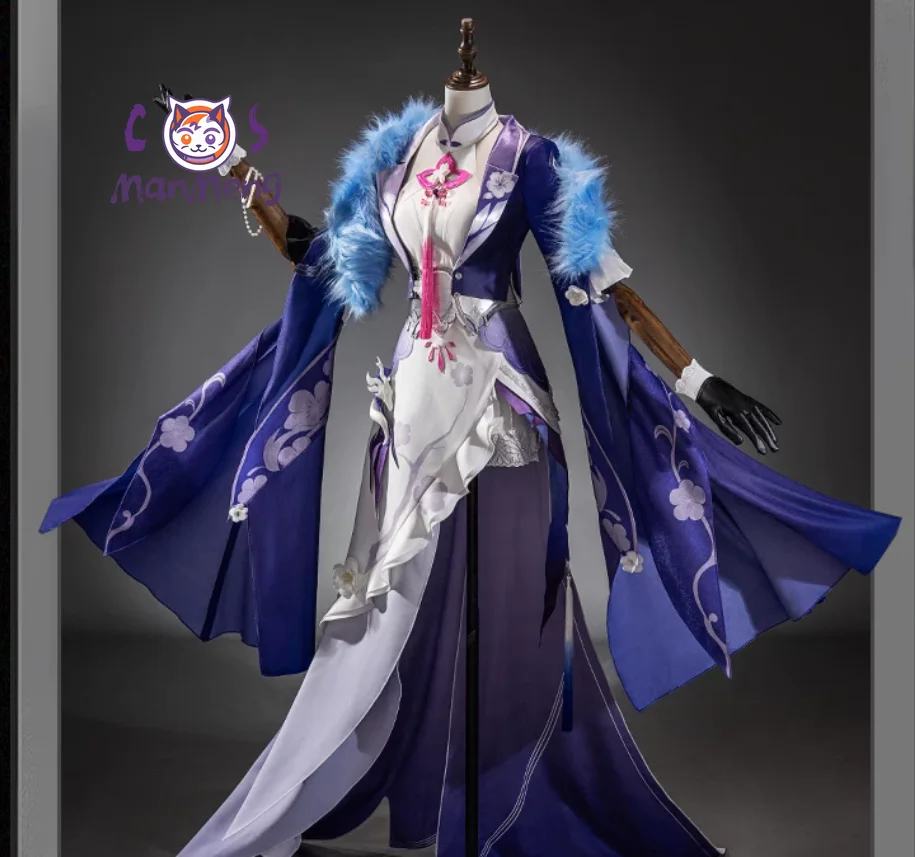 Anima Bai Mei Game Honkai: Nexus Cosplay Costume White Plum Version Halloween Carnival Women Role Playing New Uniform Prop - view 6