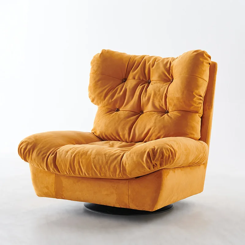 

Sofa single chair Italian light luxury style lazy lying down rotating leisure sofa chair