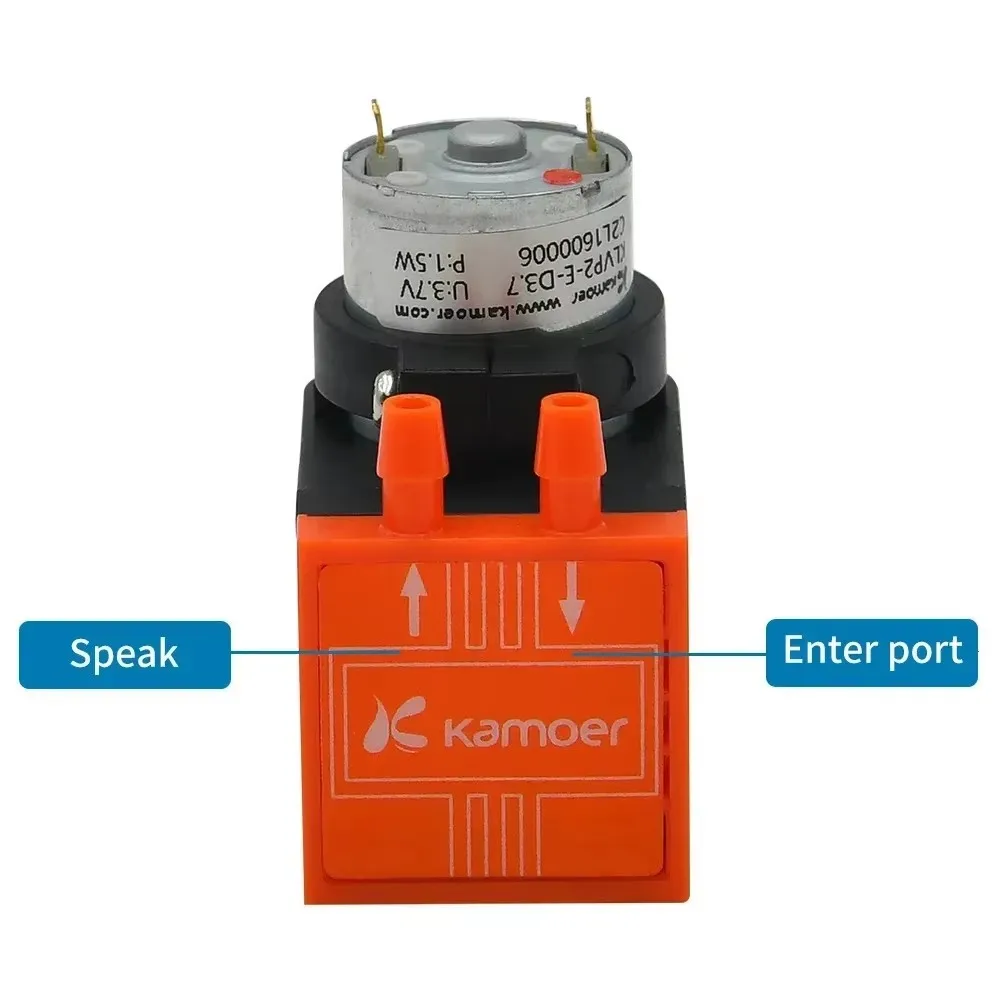 1.8L/min KLVP2 Diaphragm Vacuum Pump 3.7V Single Head Brush BL DC Motor Negative Pressure Suction Diaphragm Pump