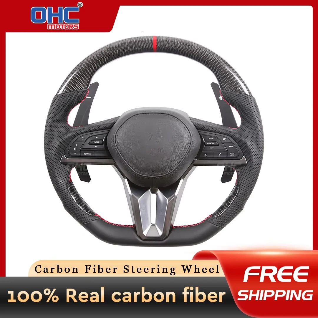 

100% Real Carbon Fiber Steering Wheel for Nissan GTR Customized Steering Wheel