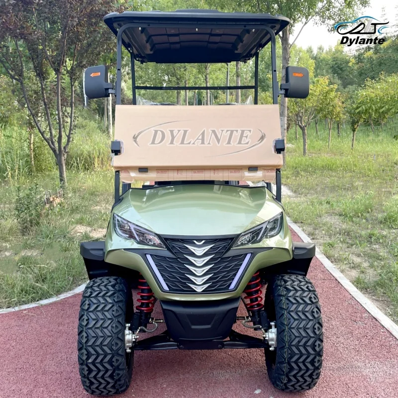 

Производители оптом индивидуальные 4-местные мини-тележки для гольф-клуба для охоты по бездорожью электрическая тележка для гольфа 48 В 60 В 72 В тележка для гольфа