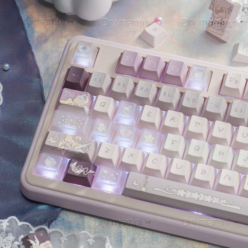 

Набор кастомных PBT-кейкапов Goodnight God Theme с сублимационной печатью, профиль Cherry, для механических клавиатур