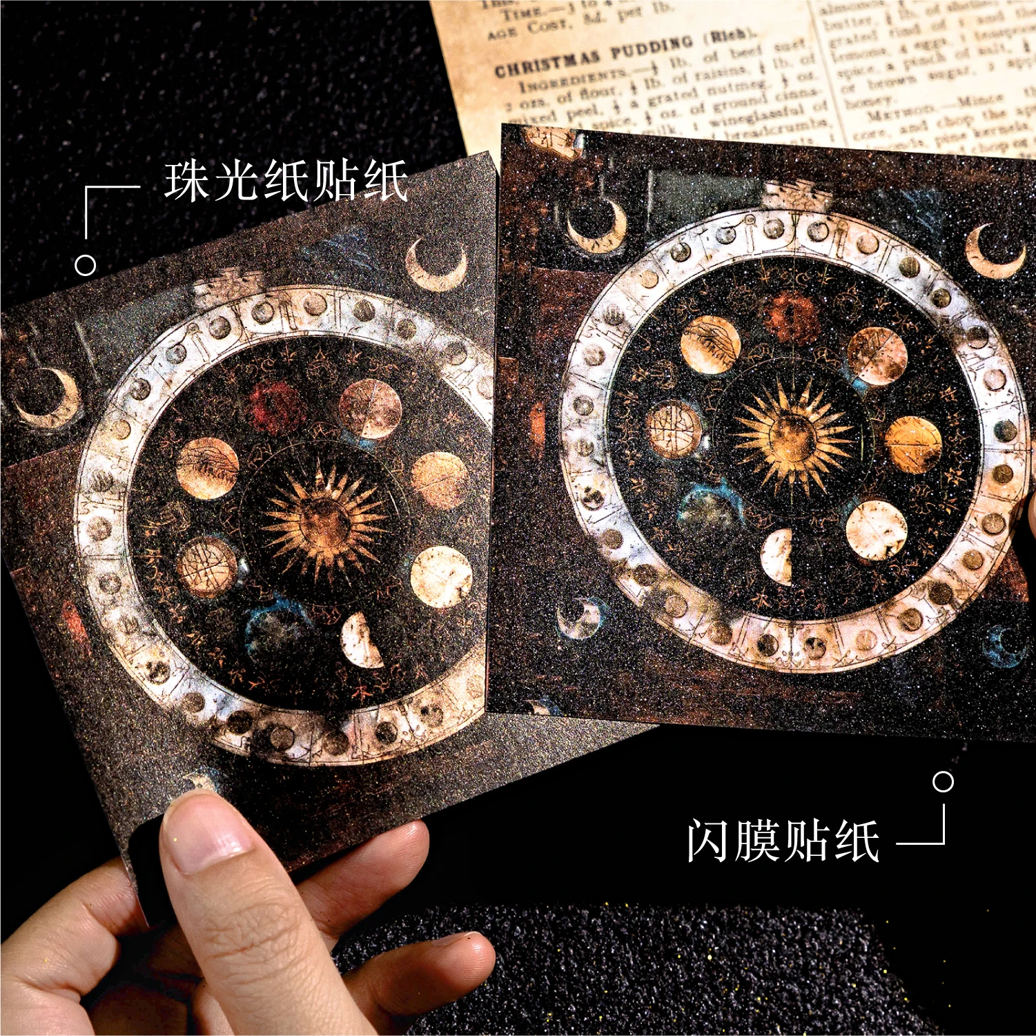 10 pcs/Pack Lunar Postal service series Vintage Sticker DIY Decorative Sticker Scrapbook Junk Journal Supplies