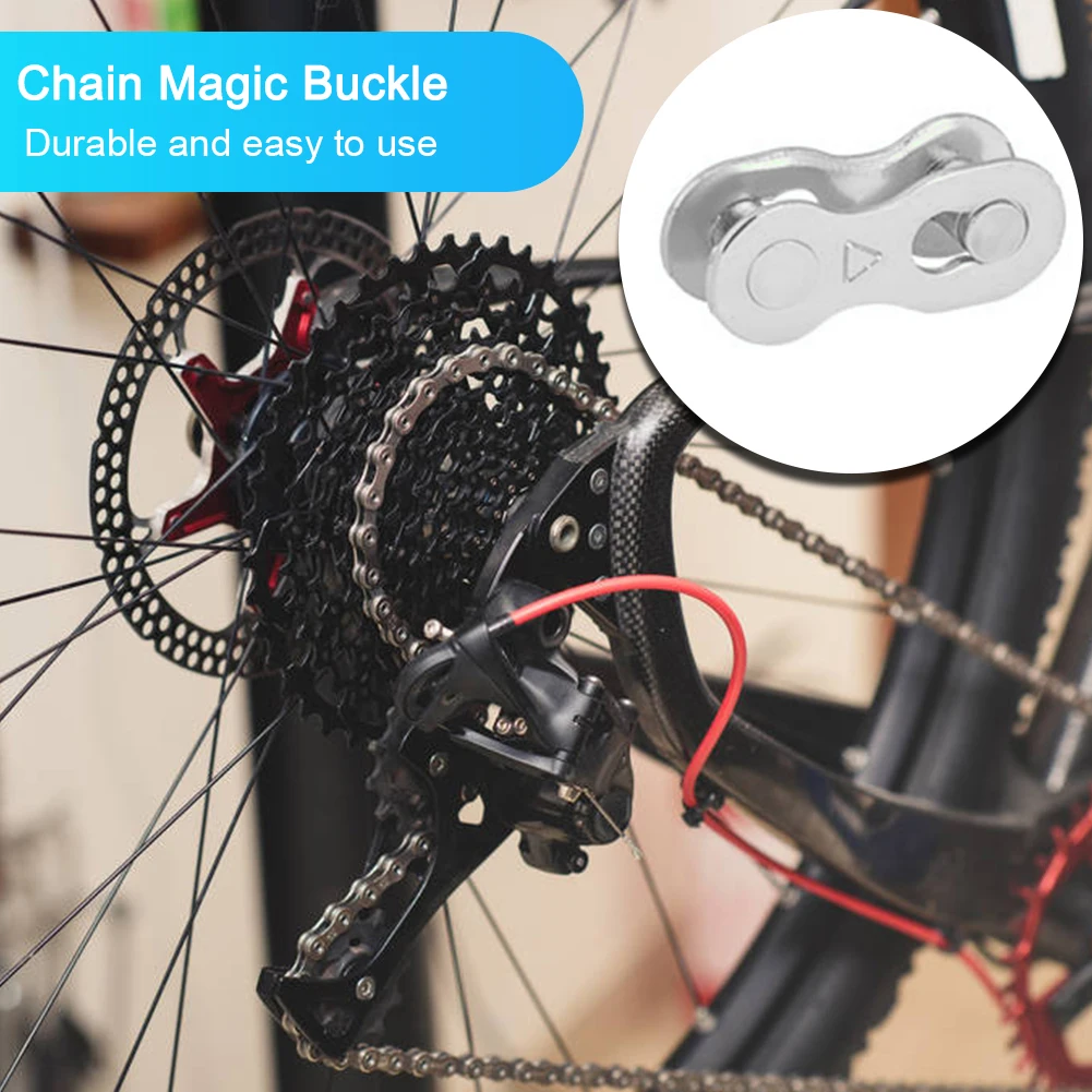 TOOPRE 2Pair Bicycle Chain Connector Lock Quick Link Road Bike Joint Magic Buckle MTB Accessories Cycling Link 6/7/8/9/10/11/12S