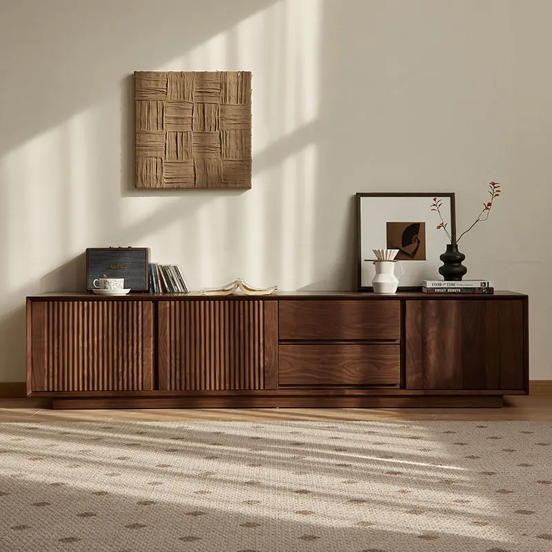 

Wooden Vintage Oak Tv Cabinet Minimalist Classic Nordic Modern Tv Cabinet Living Room Center Space Fernseher Tisch Furnitures