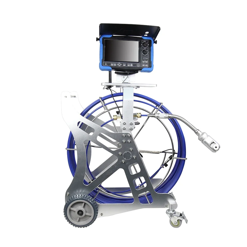 360 Camera Integrated 1080P FHD Pan Tilt Rotation CCTV Camera Plumbing Sewer Inspection Camera