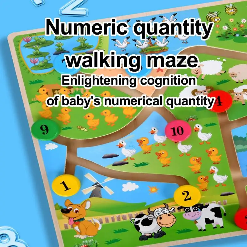 Gioco da tavolo educativo in legno per bambini Gioco da tavolo di smistamento educativo Giocattolo di abilità cognitive a forma di colore per bambini