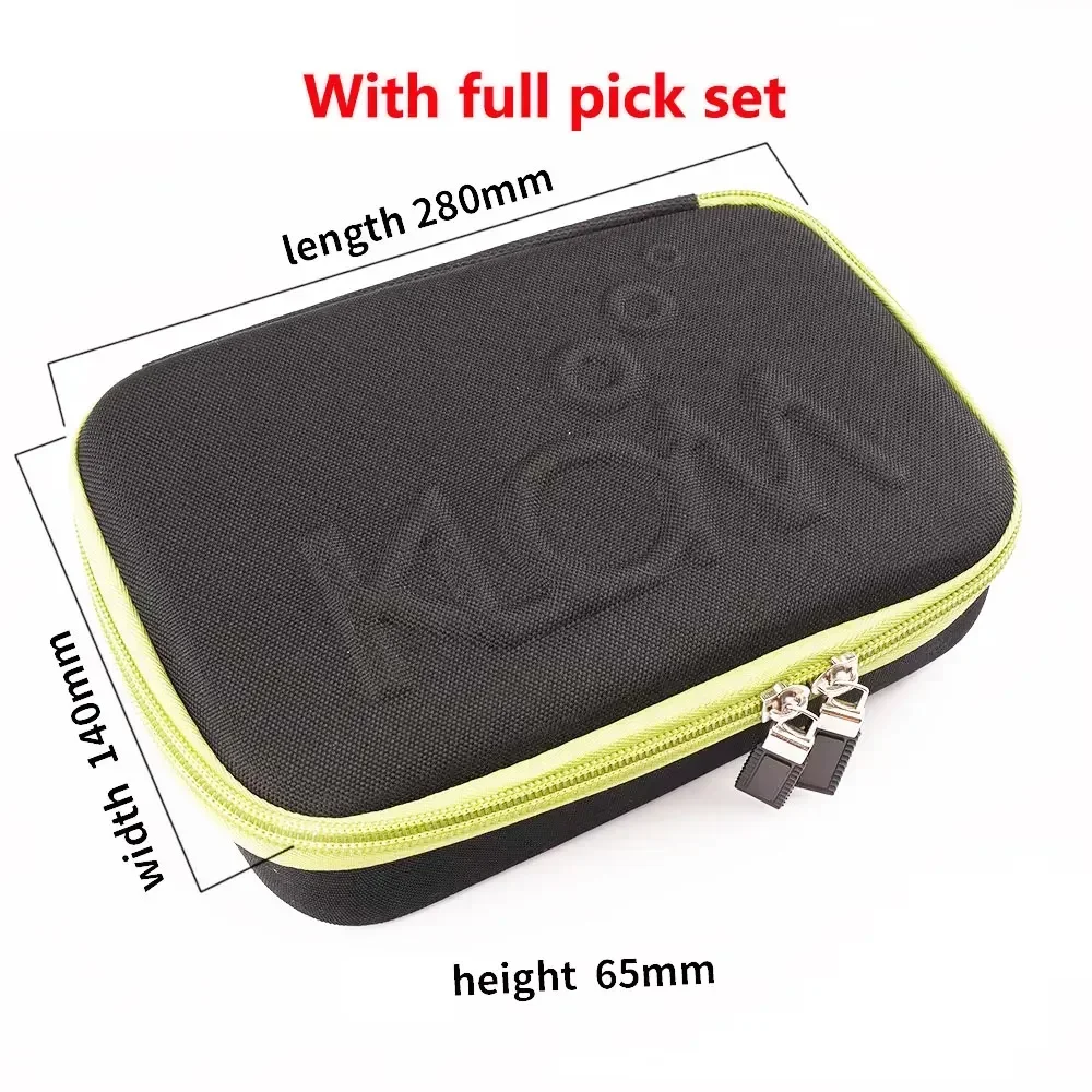 For KLOM Locksmith Tools Rechargable Cordless Electric electronic Lock Gun Drill Lock Tool Kit full Sets