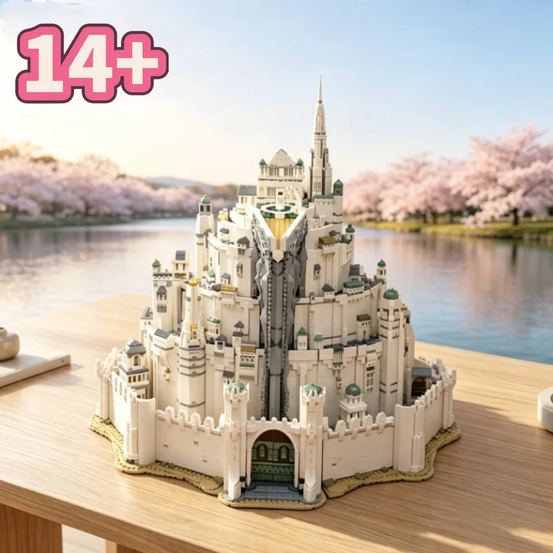 Herr der Ringe Tirith Kaiserliche Hauptstadt Icons Serie 2026 Neu 8278 Teile Bausatz Modell Kreatives Display für Sammler