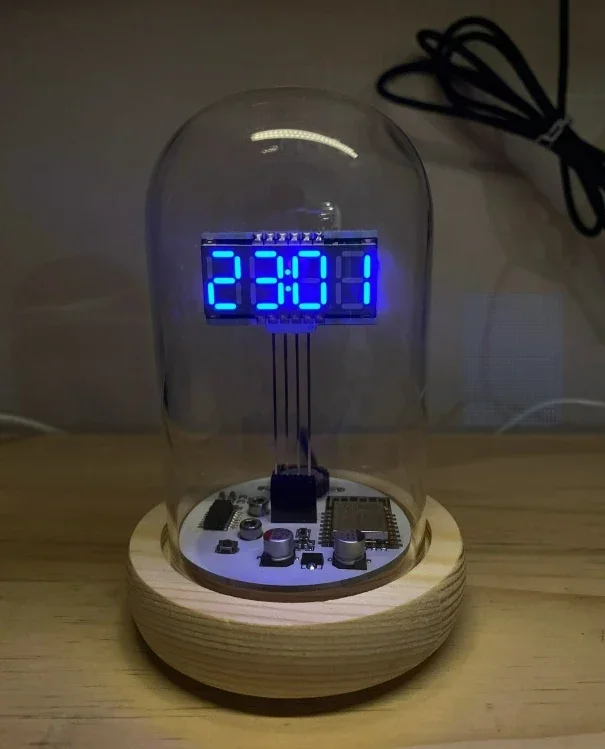 Creative retro desktop clock