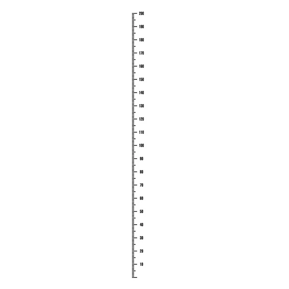 Baby Height Chart Wall Sticker Bedroom Dormitory Living Room Wooden Frame Rope Adorable Design Easy Installation