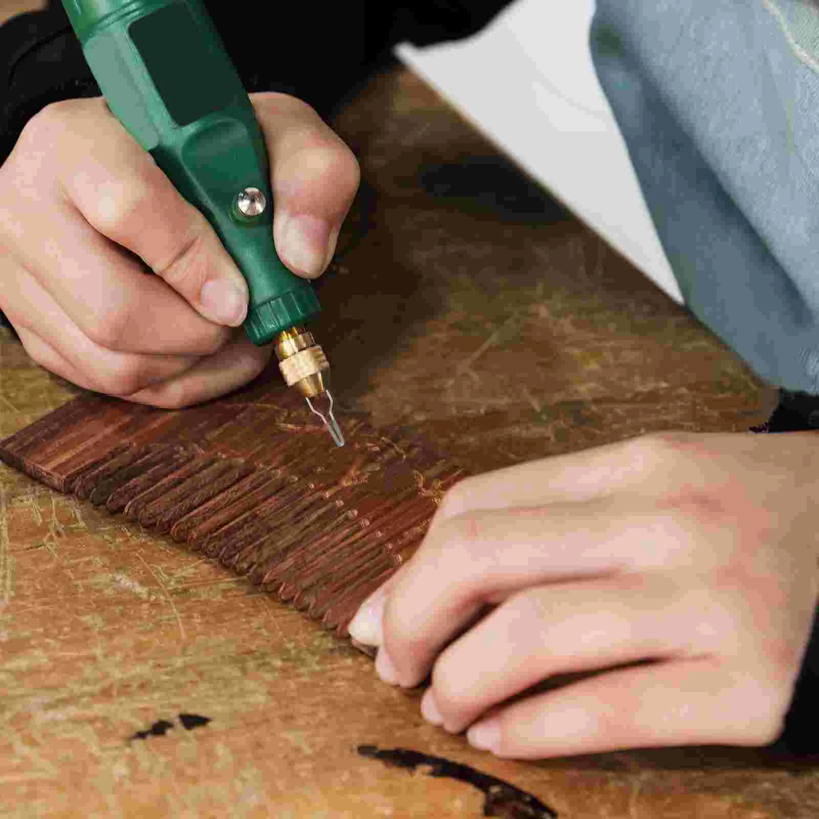 Kit Pyrography Tool Wood Burner Tips Metallic Line Wire Nibs Woodworking Highlighters