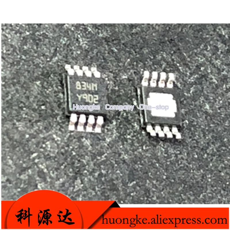 2pcs/lot PM8834M PM8834MTR Mark 834M  MSOP-8 Driver 5A 2-OUT Low Side Non-Inv