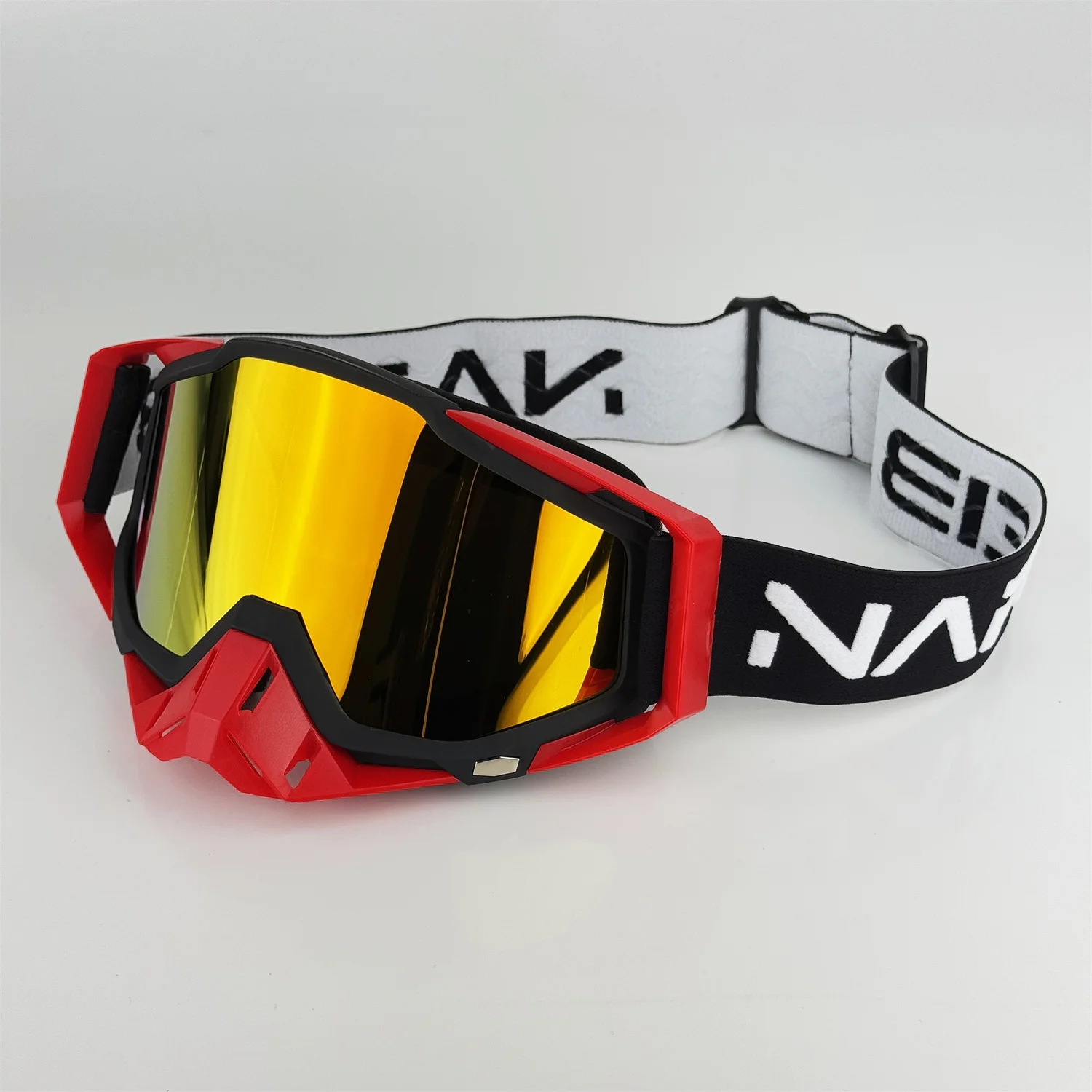 NAFEIB Motorcycle Motocross Goggles/Glasses: Windproof & Impact-Resistant Eyewear for MTB, ATV & Off-Road Riding Adventures. image 6