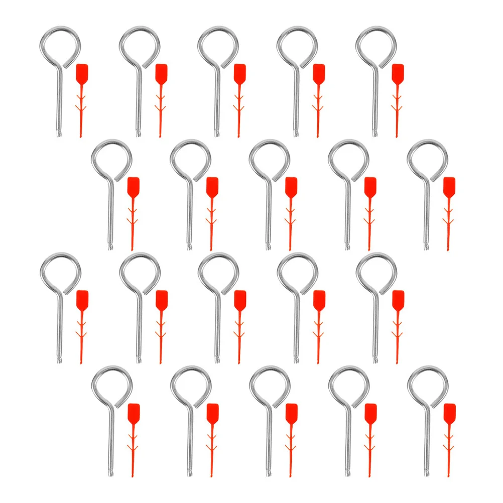 

1 set Fire Extinguisher Pin Set Metal Lock Universal Use Plastic Replacement Pull for Equipment