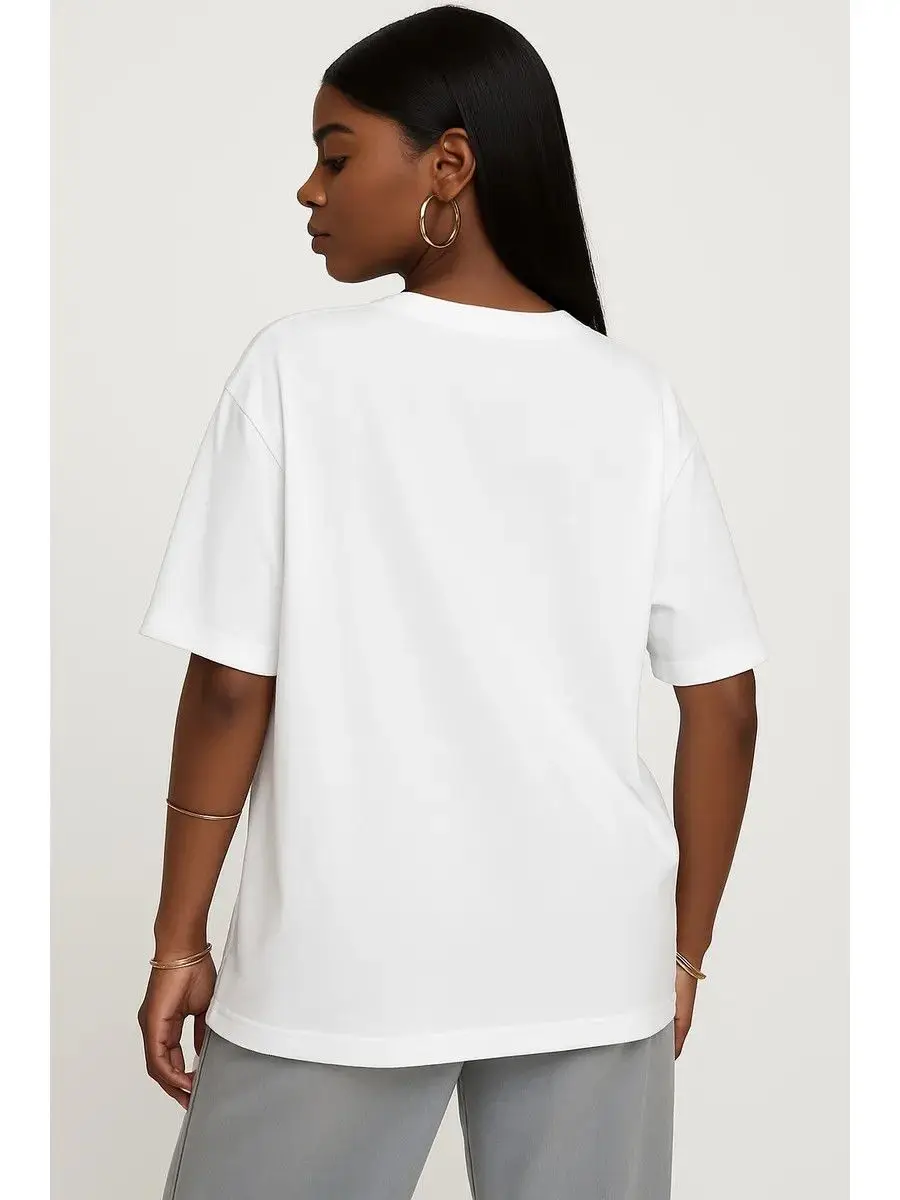 Dragon Eating Noodles Round Neck Womens T-shirt Short Sleeve Fashion Printing Half Sleeve Shirt Stretch T-shirt