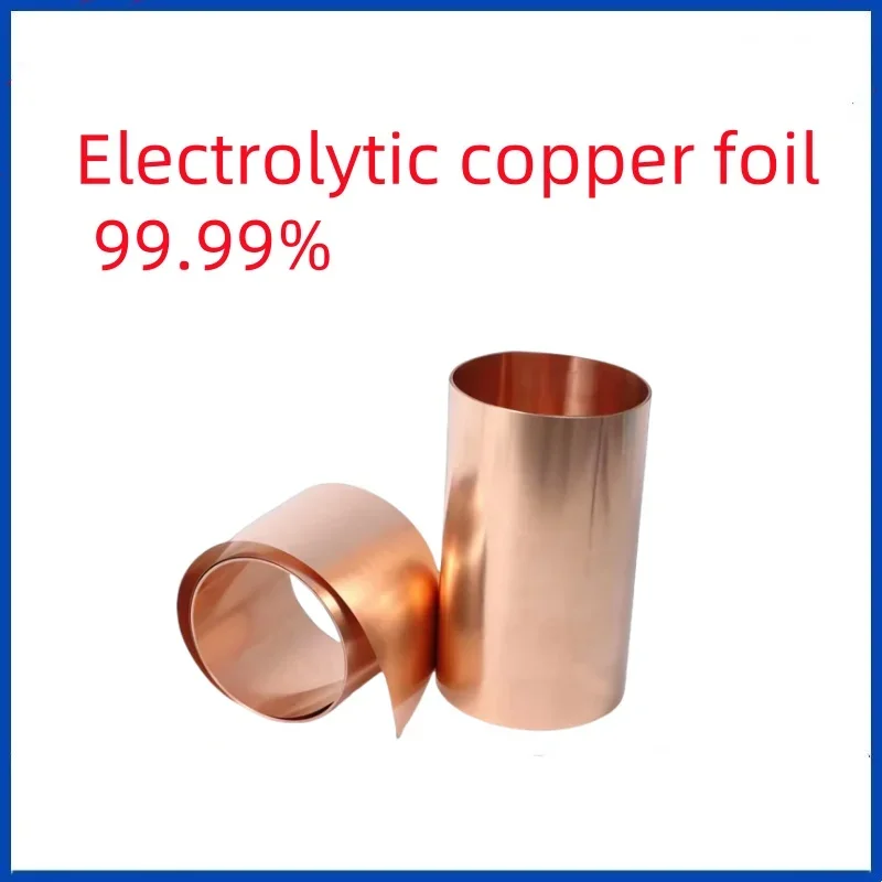 High Purity Electrolytic Copper Foil Cu99.99% Special Forl Scientific Research Various Sizes Can Be Customized