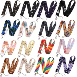 Cat and Dog Vintage Sun and Moon Lanyards for Key Neck Strap For Card Badge Gym Keychain Lanyard Key Holder DIY Hanging Rope