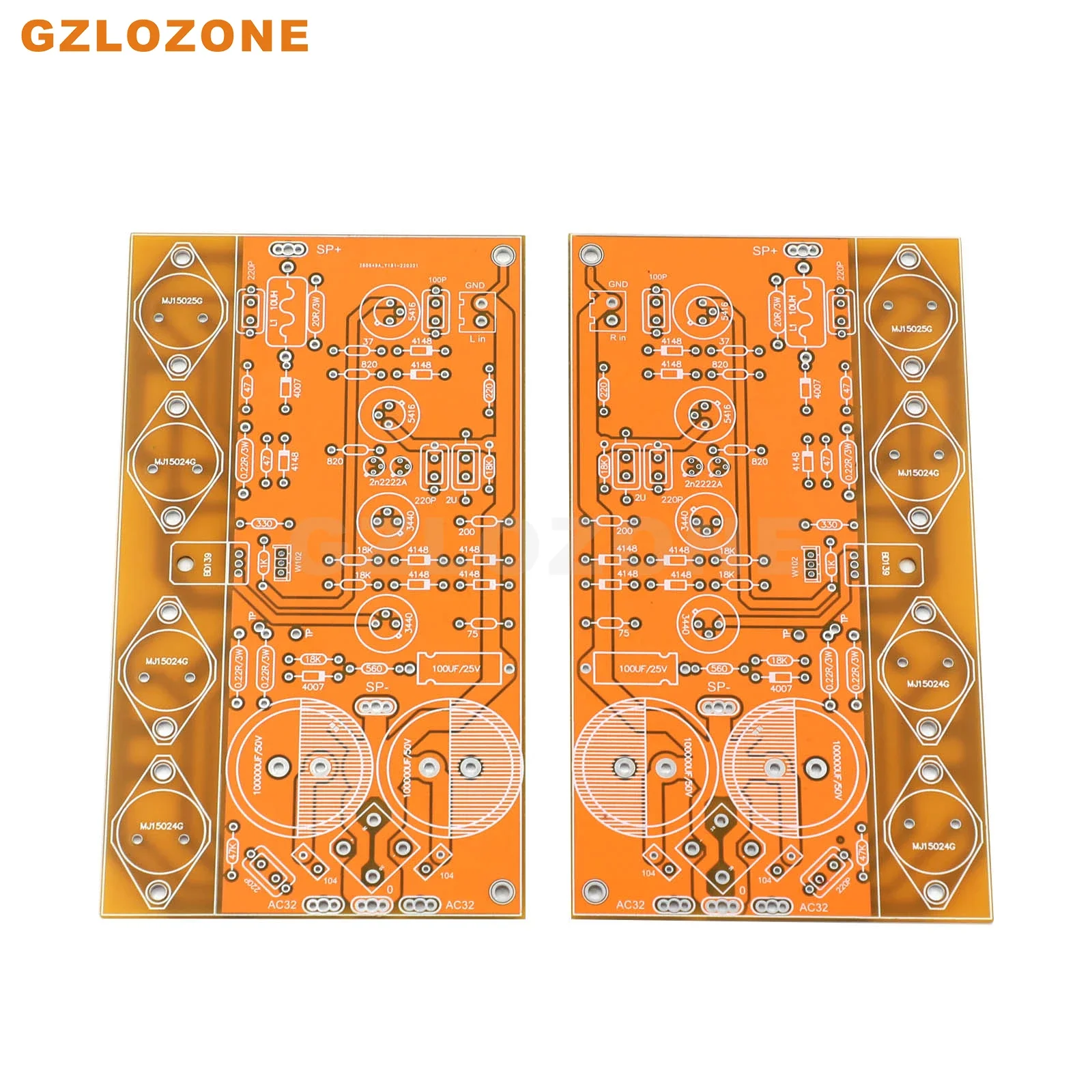 

GZ300A Усилитель мощности HIFI класса AB с голой печатной платой на FM300A