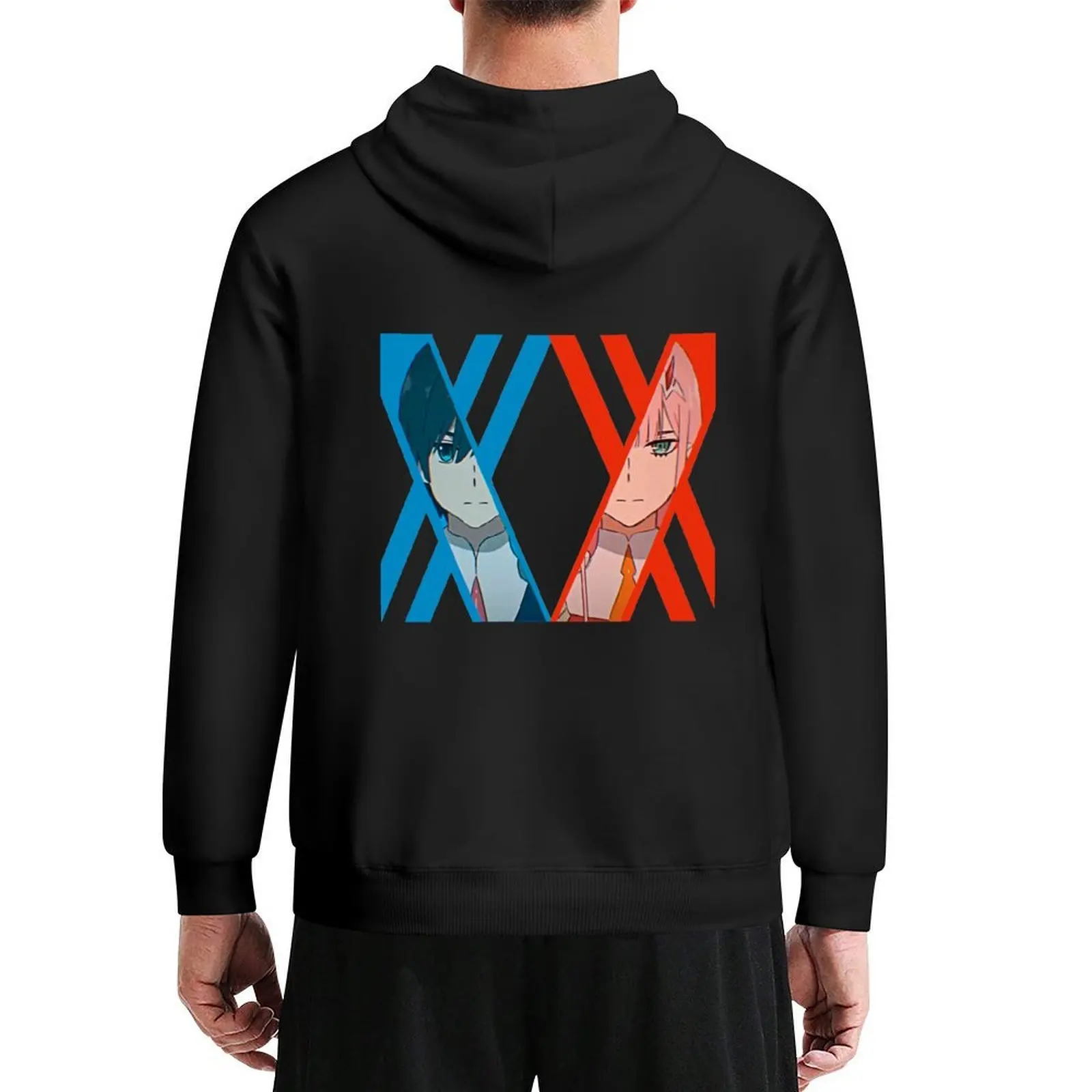 Darling in The Franxx Hoodie autumn blouse men wear hoodie graphic