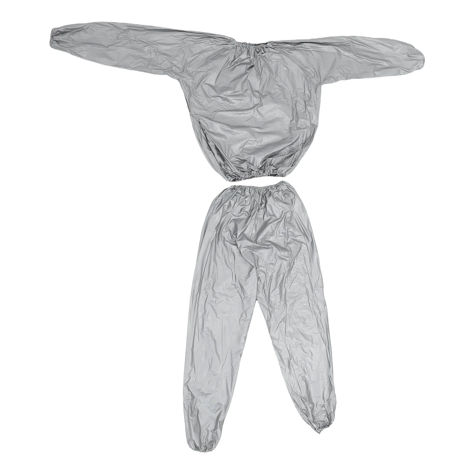 1Set Sauna Fitness Sauna Sweat Suit Breathable Lightweight Sweatproof Full Body Workout Gear for Gym Training Fat Burning