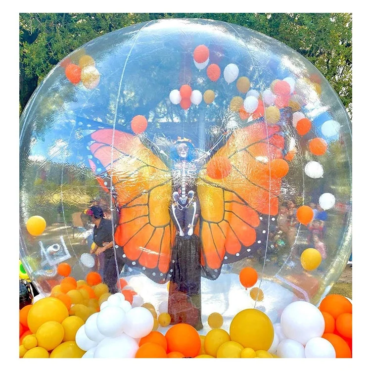 

New Arrival Advertising Bubbles Balloons House Tunnel Party Clear Inflatable Crystal Igloo Kids Inflatable Bubble Balloon House