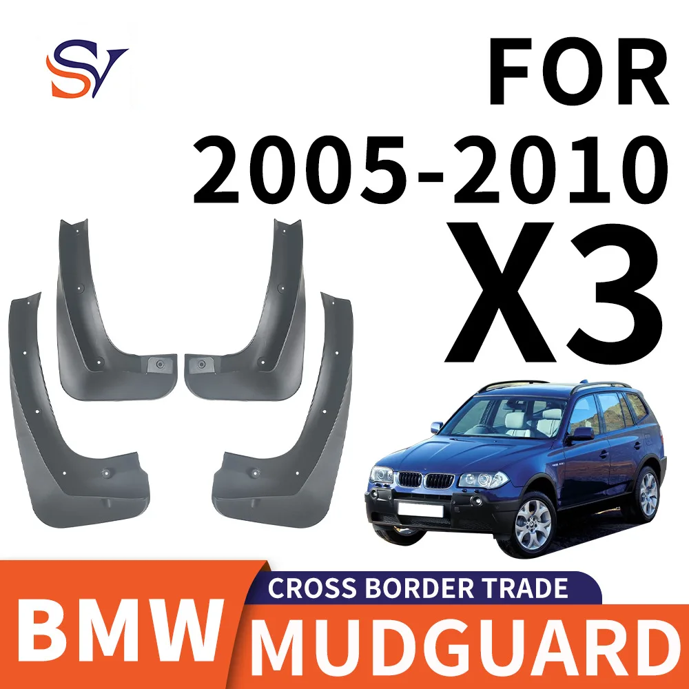 

Suitable for 2005-2010 BMW BWMX3 tire fender PP material front and rear soft glue material mud leather