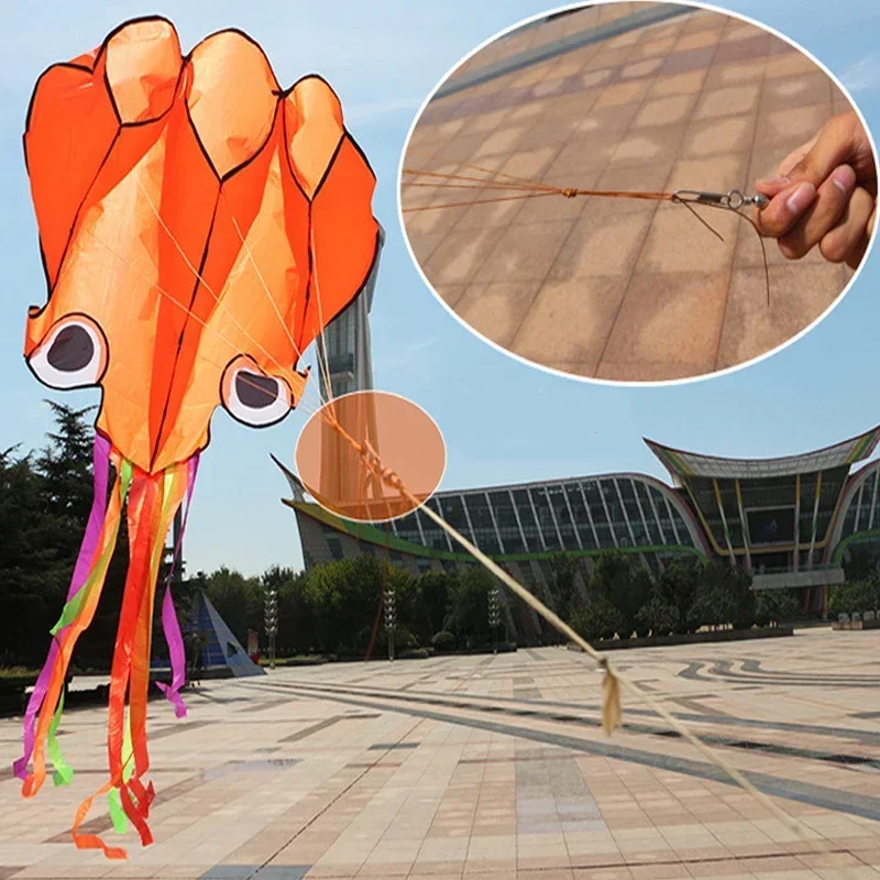 New Octopus Kites Flying Toys for Children Kites Line Professional Winds Kites Factory Adults Kite Kitesurf Toy