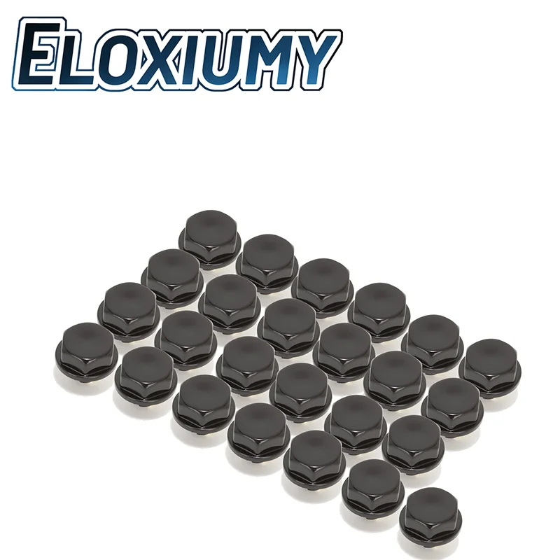 Eloxiumy 25pcs or 125pcs 7.35mm Spike Car Wheel Rivets For Rim Lip Decoration Car Styling Tunning Exterior Parts Accessories