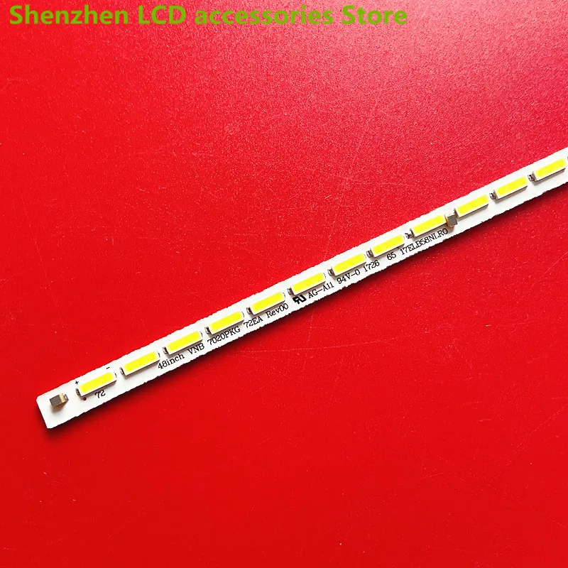 Para TX-48C300B barra de luz innotek 48 pulgadas VNB 7020PKG 72EA LSC480HJ02 72LED 606MM 6V 100% nueva tira de LED para iluminación trasera