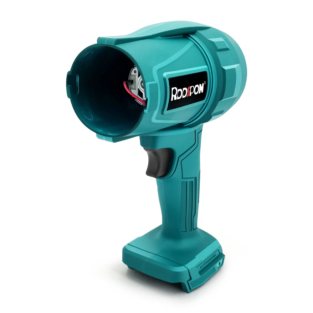 منفاخ الهواء مكنسة كهربائية قوية للغبار شحن سريع قوي الرياح حديقة ساحة أوراق منفضة مع 4 فوهات لبطارية ماكيتا 18 فولت #6