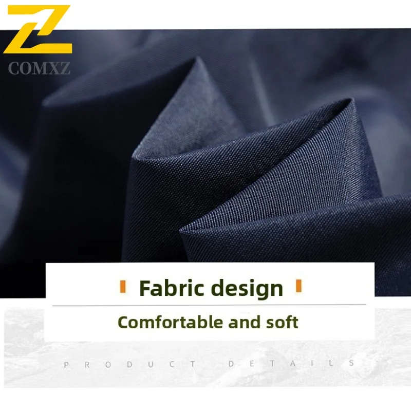 COMXZ الرجال التكتيكية في الهواء الطلق فائدة سترة متعددة جيب عمال أكمام معطف تنفس شبكة التخييم الصيد التصوير سترة #6