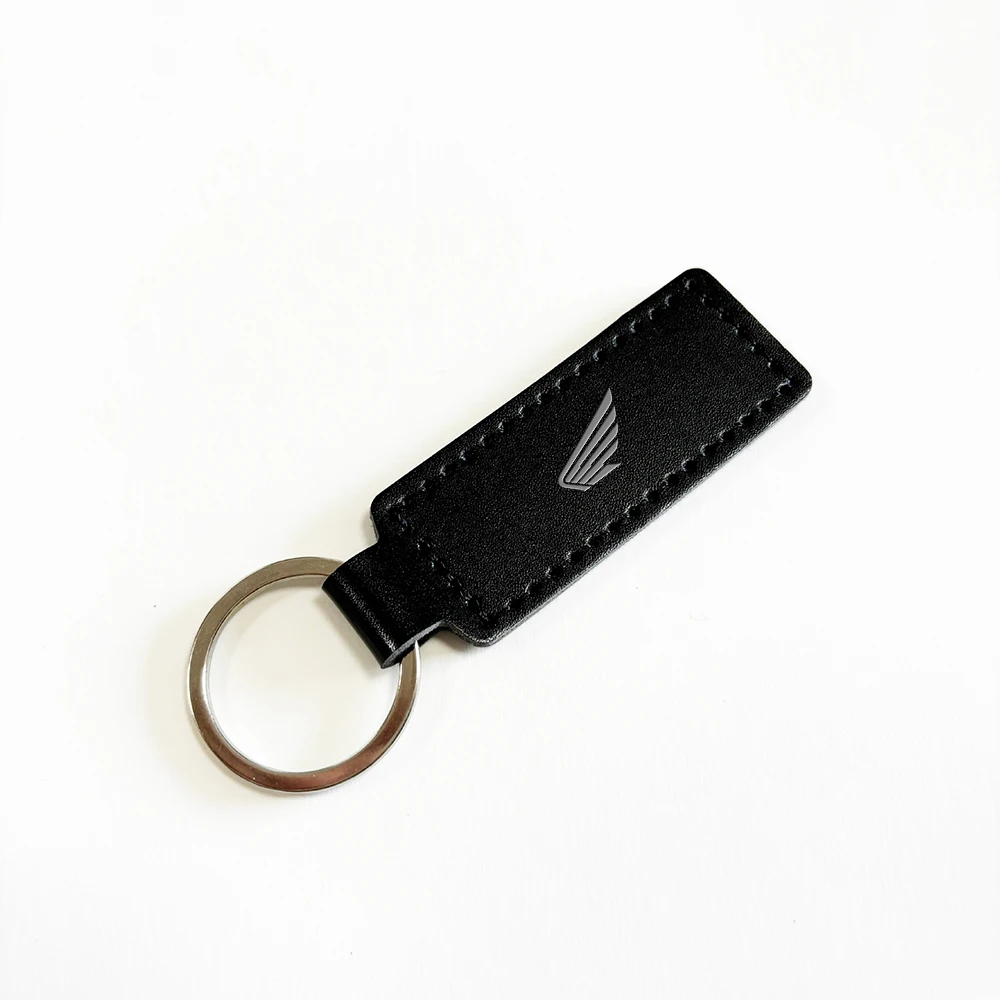 For Honda CBR 125R 954 600 F4i 650F 650R 1100XX 1000F CBR 600RR 1000RR Motorcycle Hand Woven Leather Keychain Metal Keyring