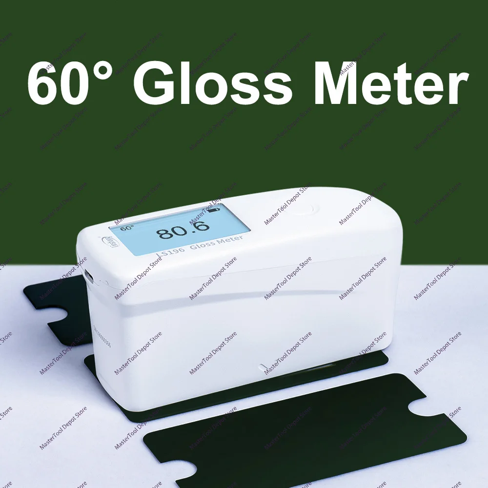 LS196 60 Degree Gloss Meter High-precision Paint Ink Ceramic Gloss Meter with Surface Cleaning Measurement Function