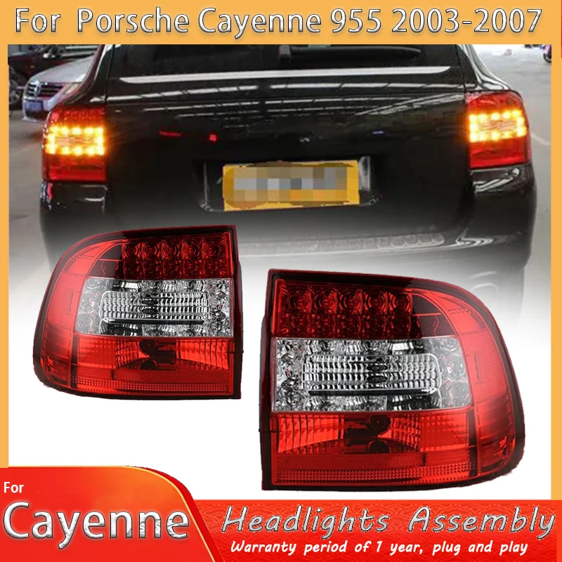 

Автозапчасти для Porsche Cayenne 2003-2007 задний фонарь задний противотуманный тормозной сигнал поворота автомобильные аксессуары фонарь заднего хода стоп-сигнал