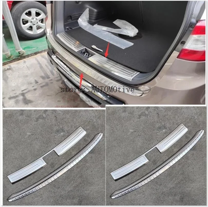 

Stainless Steel inner Rear Bumper Protector Sill Trunk Tread Plate Trim Fit For Hyundai IX35 2009 2010 2011 2012 2013 14 15 16