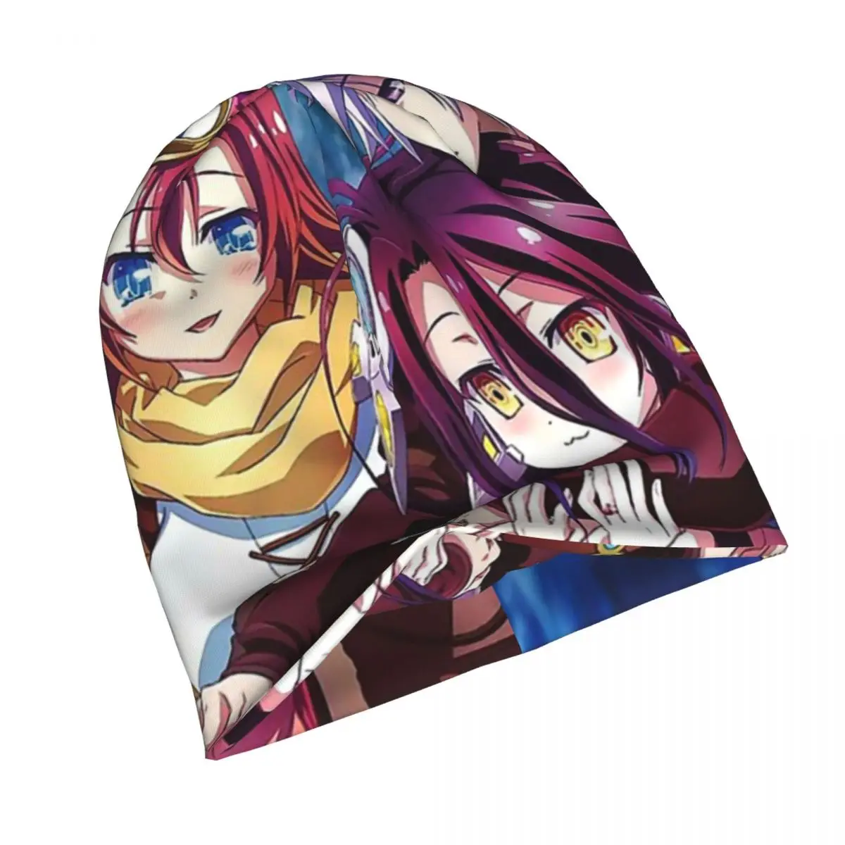 Hat Happy Fashion Caps For Men Women No Game No Life Fantasy Anime Skullies Beanies Ski Caps Cotton Bonnet Hats