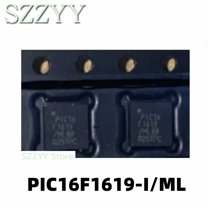 5PCS PIC16F1619-I/ML QFN20 Encapsulated Embedded Microcontroller Chip