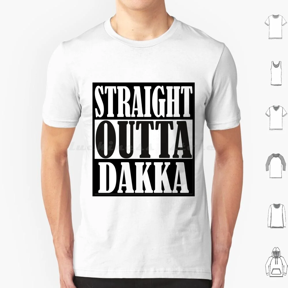 Straight Outta Dakka T Shirt 6xl Cotton Cool Tee Orc Green Skin Ork 40 000