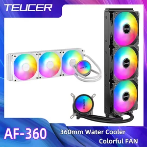 TEUCER AF-S360 360mm Pendingin CPU Cair All-in-One RGB | Kontrol Cerdas PWM 4Pin Mendukung LGA 1700/115X / 2011 & AMD AM4 / AM5 10 air pendingin penjualan terbaik - №